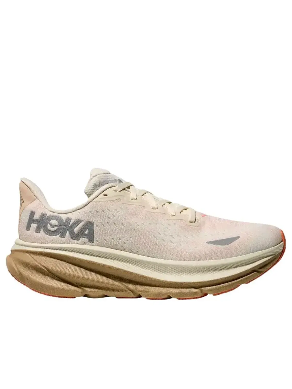 Кроссовки HOKA ONE ONE Clifton 9 Gore Tex 'Eggshell Khaki' 1141490-ELK — изображение 2 из 5, бежевый