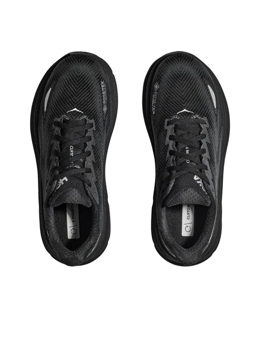 Кроссовки (WMNS) HOKA ONE ONE Clifton 9 Gore-Tex 'Black' — изображение 4 из 6, черный