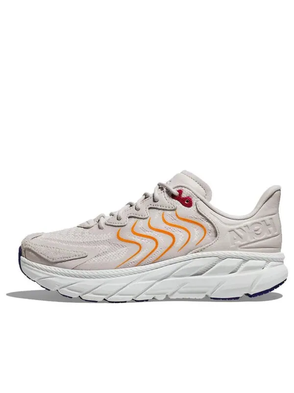 Кроссовки vibrant bloom clifton ls 'grey' Hoka One One — изображение 1 из 4, серый/оранжевый