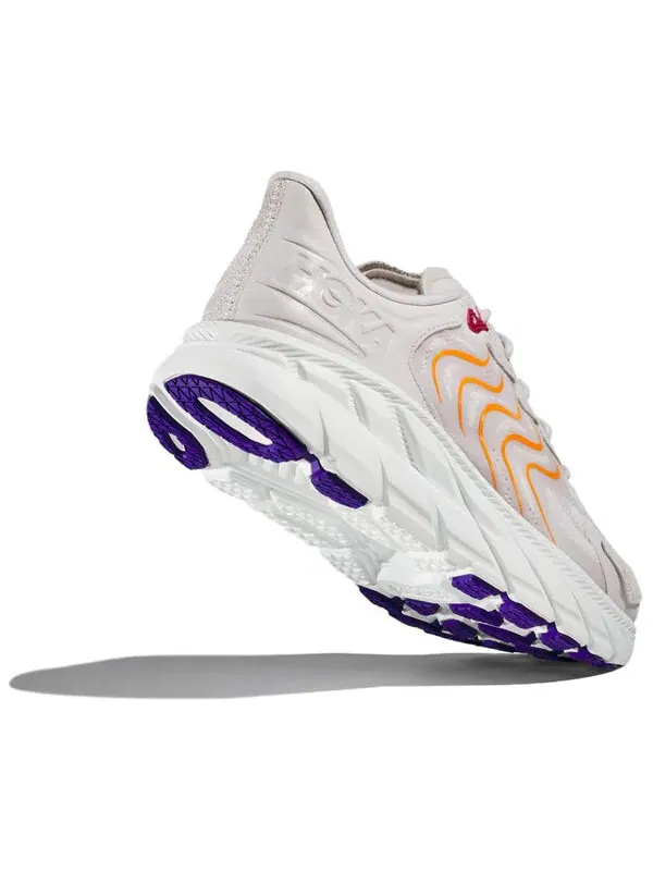 Кроссовки vibrant bloom clifton ls 'grey' Hoka One One — изображение 3 из 4, серый/оранжевый
