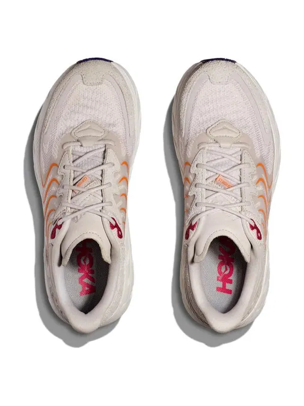 Кроссовки vibrant bloom clifton ls 'grey' Hoka One One — изображение 4 из 4, серый/оранжевый