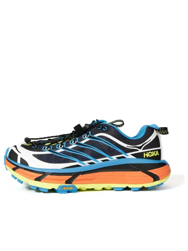 Кроссовки mafate three2 'black diva blue' Hoka One One — изображение 1 из 3, черный/синий/оранжевый