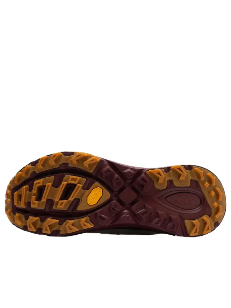 Кроссовки HOKA ONE ONE Mafate Three2 'Vanilla Varsity Burgundy' — изображение 4 из 4, бежевый