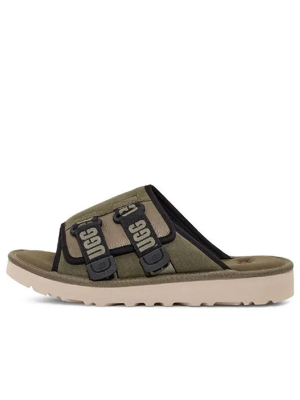 Сандалии goldencoast strap slippers 'olive green' Ugg — изображение 1 из 4, оливковый зеленый
