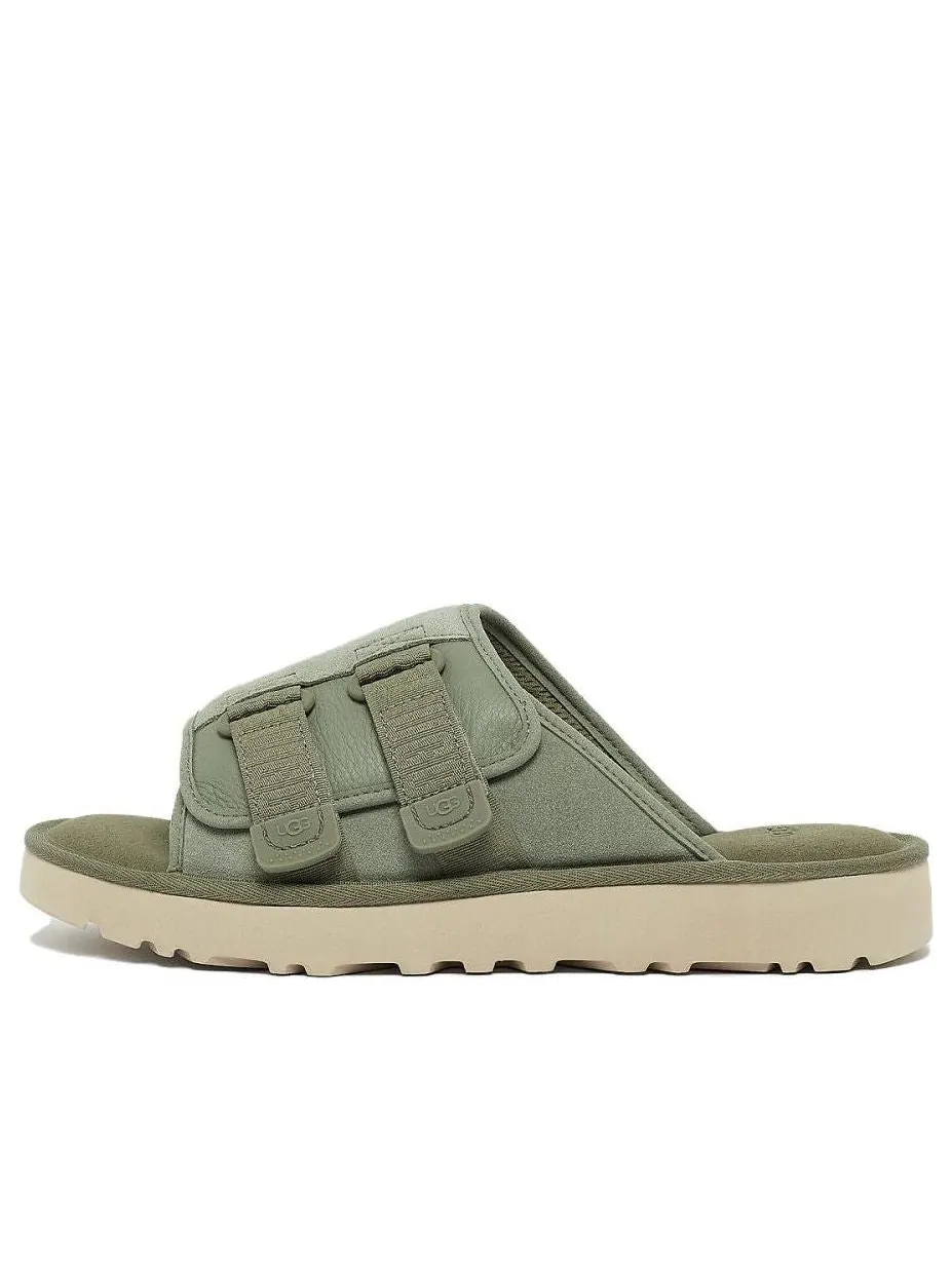 Сандалии UGG Goldencoast Strap Slide 'Shaded Clover' — изображение 1 из 5, зеленый