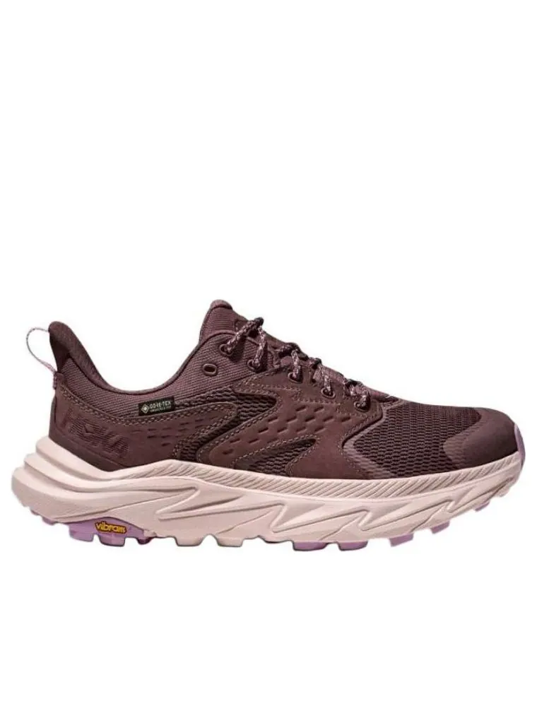 Кроссовки HOKA ONE ONE Anacapa 2 Low Gore-Tex 'Smoky Quartz Cosmic Pearl' — изображение 2 из 6, бордовый