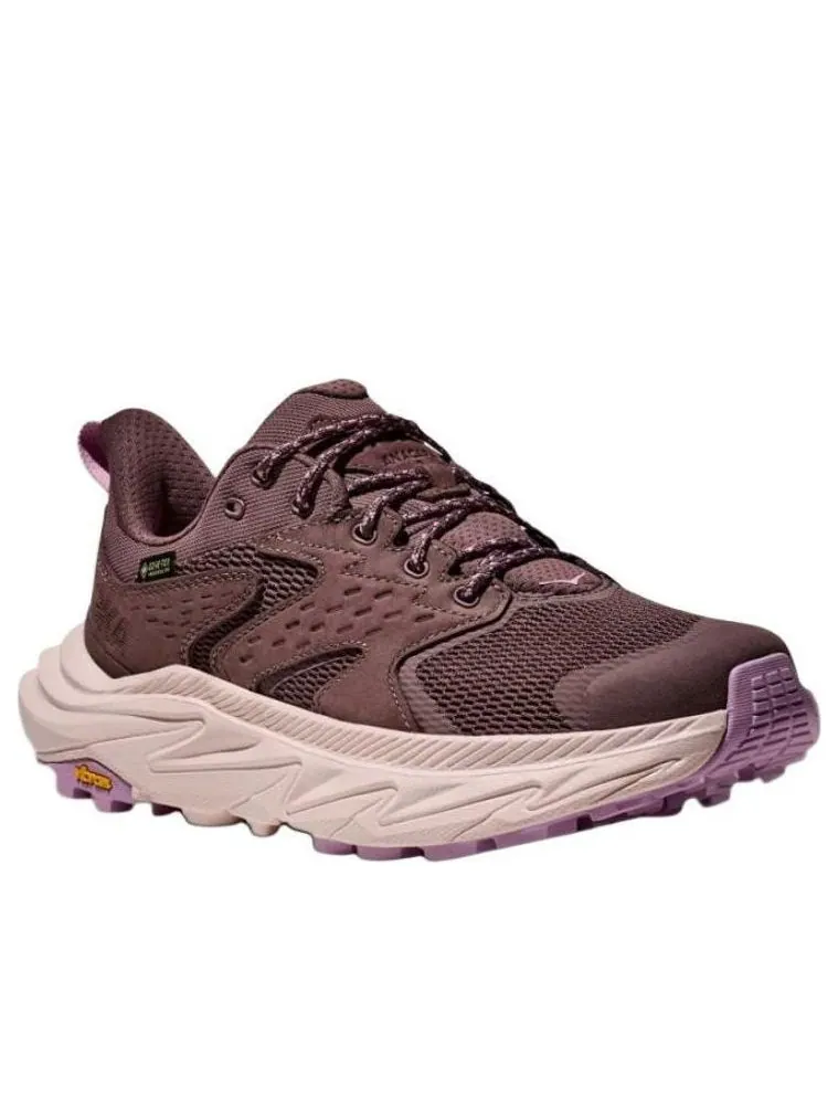 Кроссовки HOKA ONE ONE Anacapa 2 Low Gore-Tex 'Smoky Quartz Cosmic Pearl' — изображение 3 из 6, бордовый