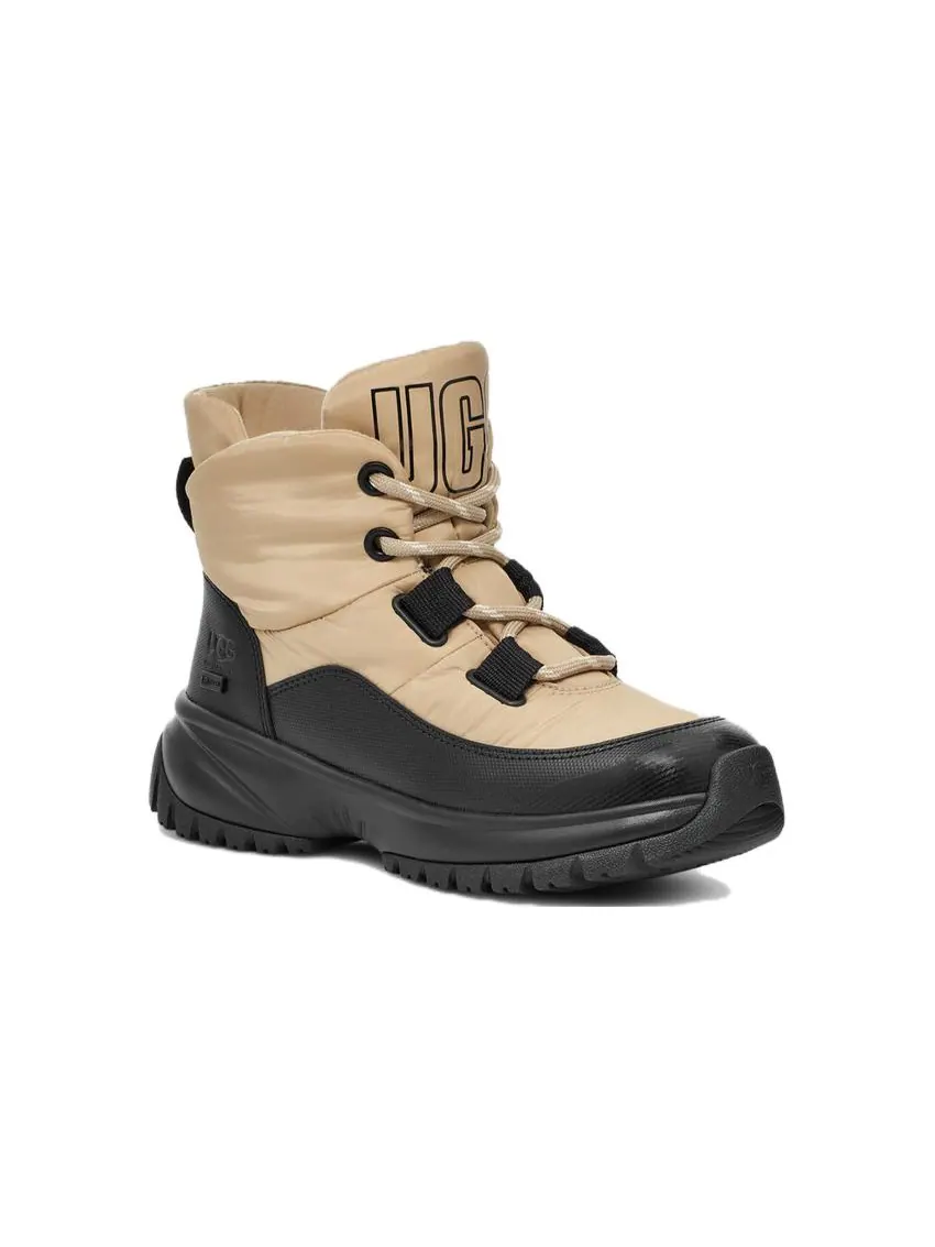 (WMNS) UGG Yose Puffer Lace 'Mustard Seed' — изображение 2 из 4, горчичный