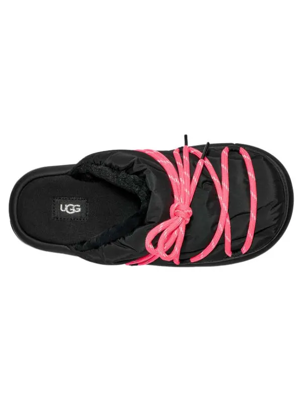 Тапочки spaceslider tech slide Ugg — изображение 4 из 4, черный/розовый