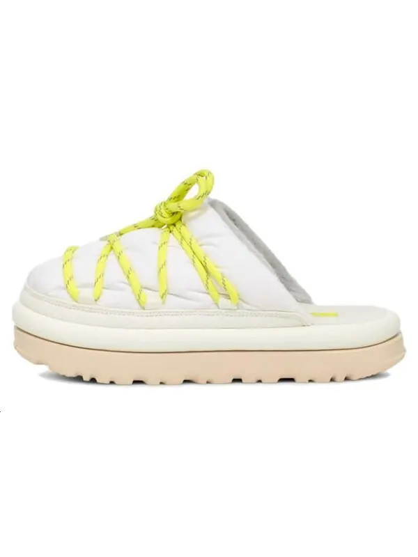 Тапочки spaceslider tech slide Ugg — изображение 2 из 4, белый/желтый