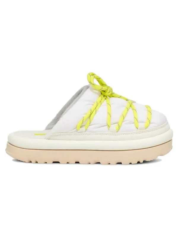 Тапочки spaceslider tech slide Ugg — изображение 3 из 4, белый/желтый