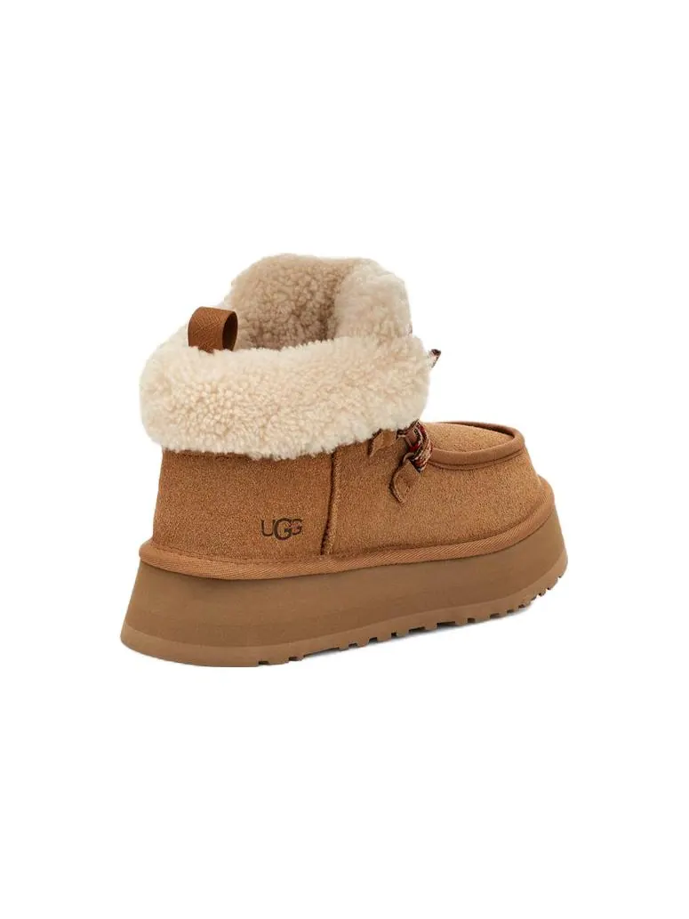 Кроссовки (WMNS) UGG Funkarra Cabin Cuff Boot 'Chestnut' — изображение 4 из 5, бежевый