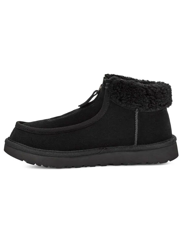 Кроссовки funkarra замшевые с меховым воротником на молнии Ugg — изображение 2 из 4, черный