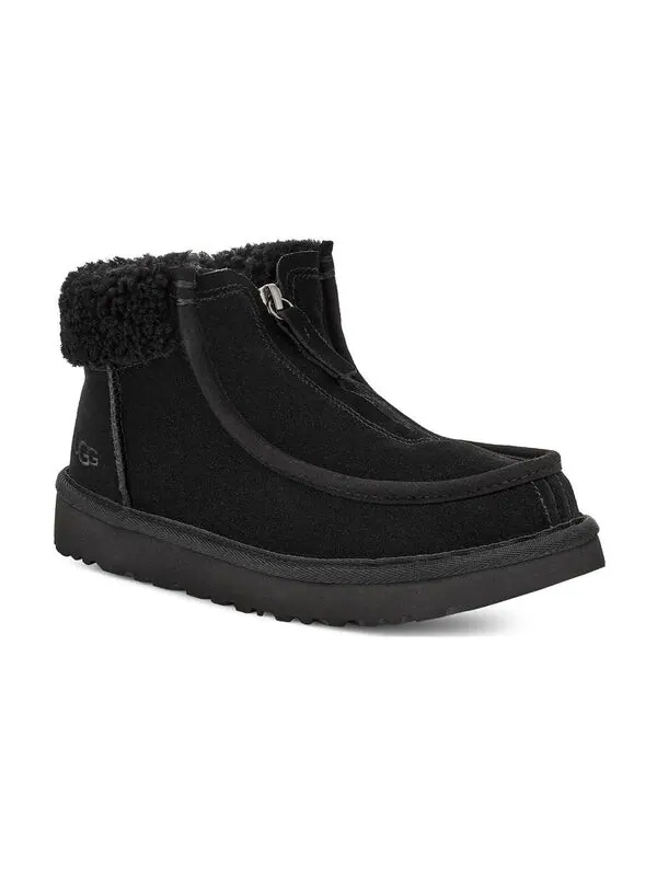 Кроссовки funkarra замшевые с меховым воротником на молнии Ugg — изображение 3 из 4, черный