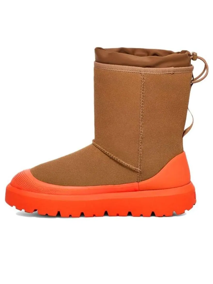 Классические короткие гибридные ботинки UGG для непогоды — изображение 1 из 4, оранжевый