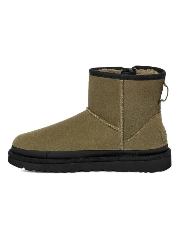 Кроссовки классические мини с застежкой-молнией и логотипом на ленте Ugg — изображение 2 из 4, зеленый