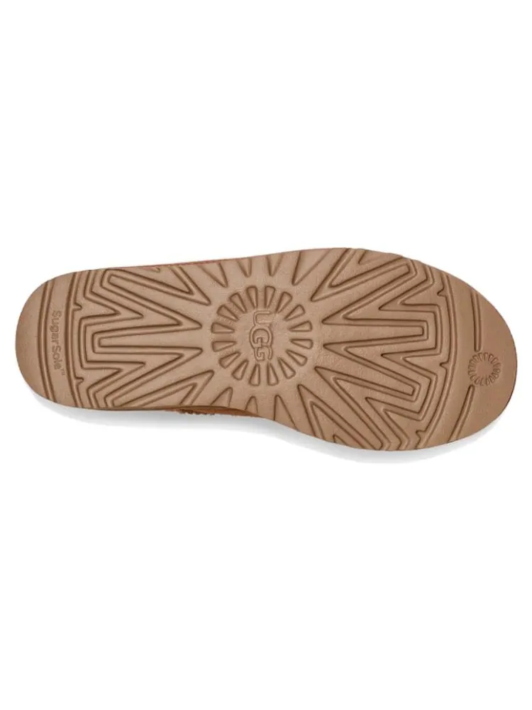 (WMNS) UGG Classic Mini Zipper Tape Logo 'Chestnut' — изображение 5 из 5, орех