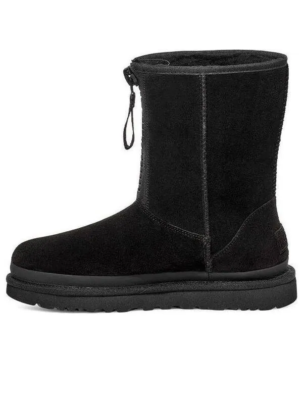 Кроссовки классические короткие на молнии с логотипом Ugg — изображение 1 из 4, черный