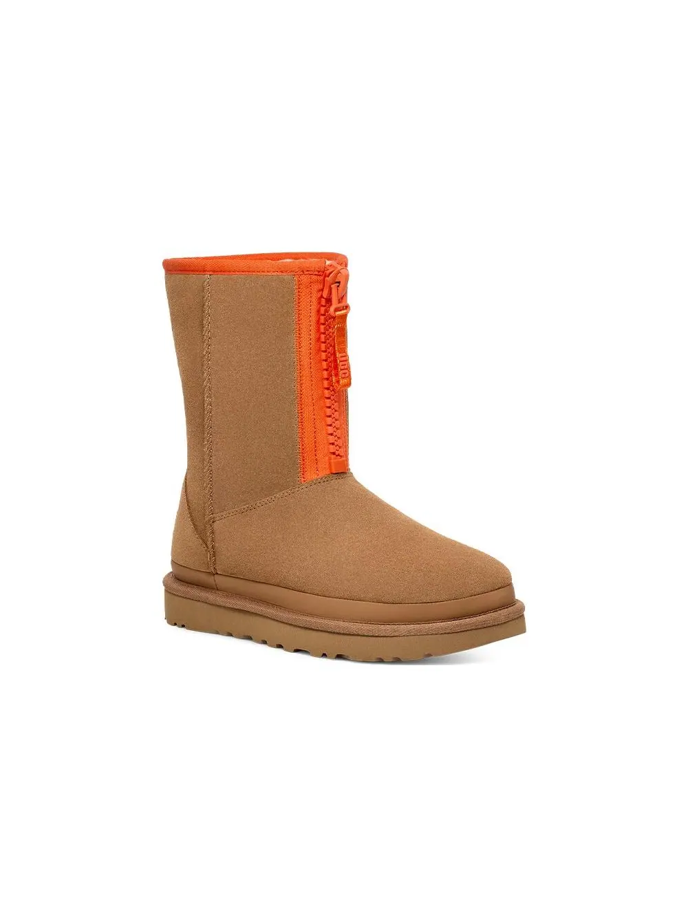 (WMNS) Классические короткие ботинки UGG с застежкой-молнией и логотипом — изображение 4 из 4, орех