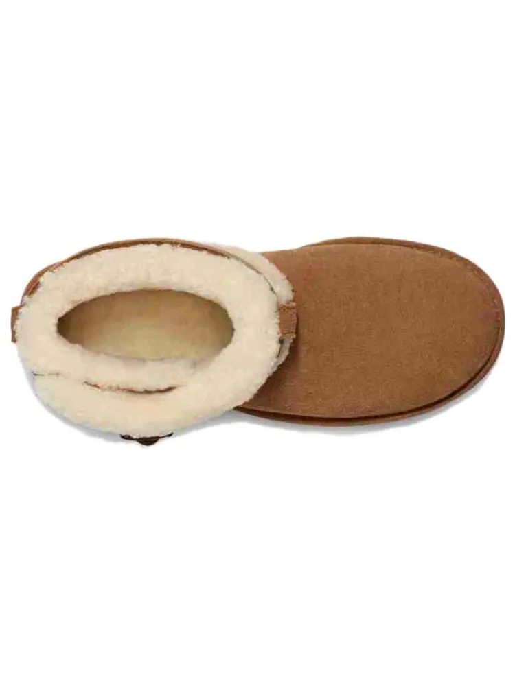Угги (WMNS) UGG Ultra Mini Belted Roller Boot 'Chestnut' — изображение 6 из 6, бежевый