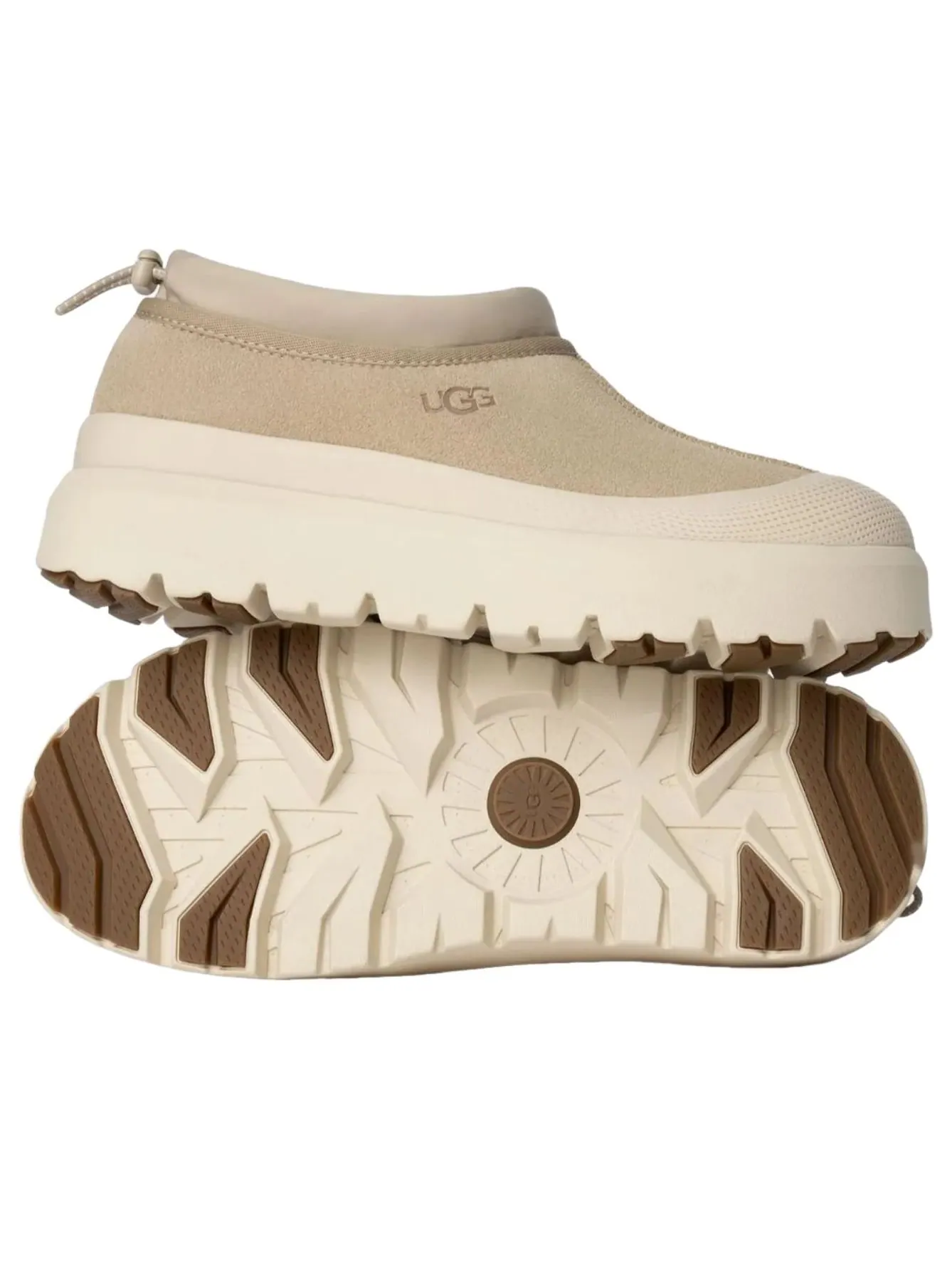Тапочки UGG Tasman Weather Hybrid 'Mustard Seed Cream' — изображение 3 из 6, кремовый