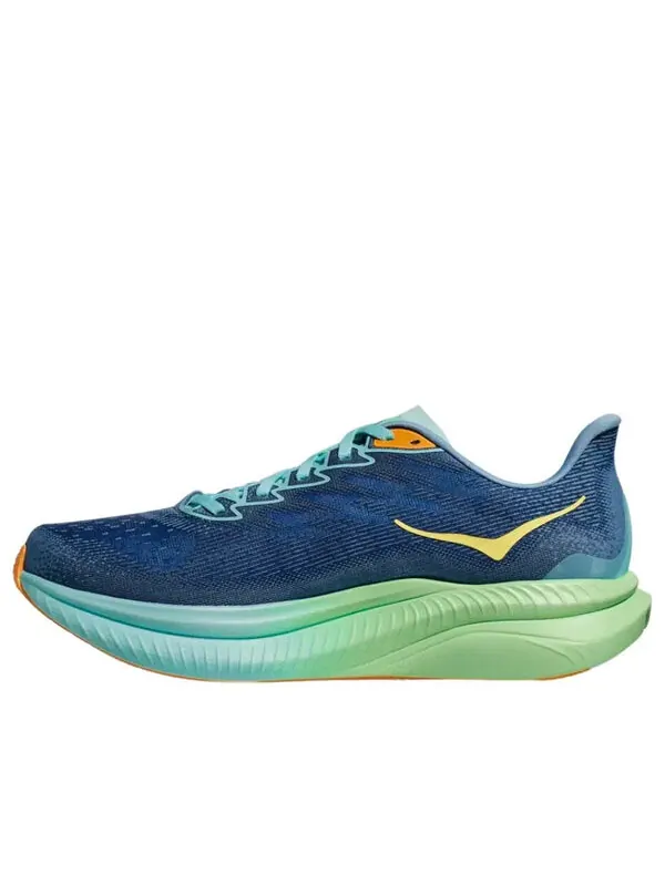 Кроссовки mach 6 'dusk shadow' Hoka One One — изображение 1 из 4, синий/зеленый