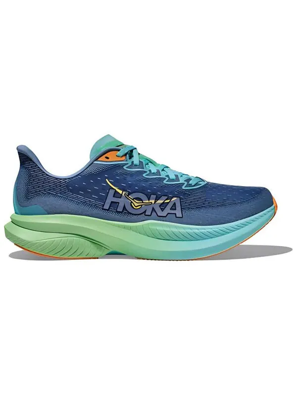 Кроссовки mach 6 'dusk shadow' Hoka One One — изображение 2 из 4, синий/зеленый