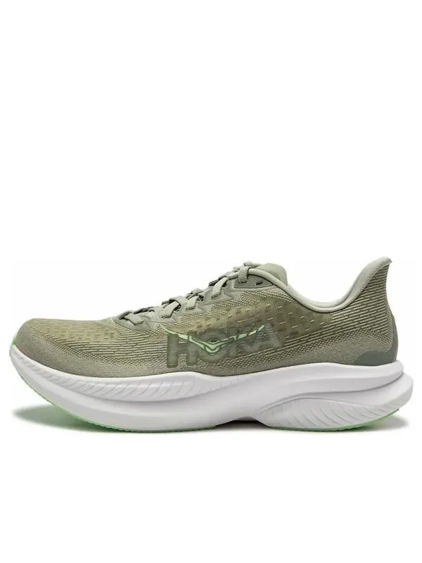 Кроссовки mach 6 Hoka One One — изображение 1 из 4, оливковый зеленый