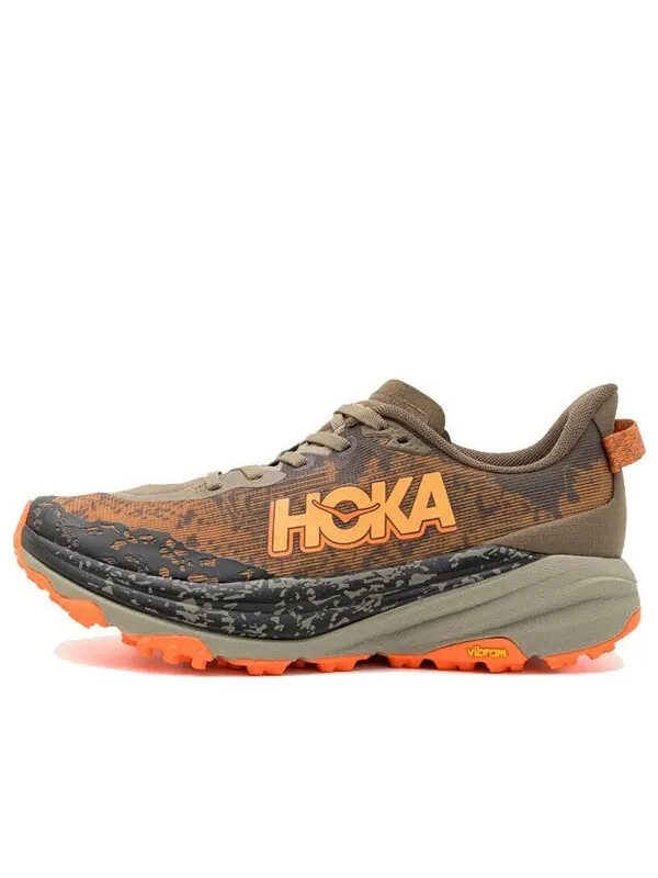 Кроссовки speedgoat 6 'antique olive squash' Hoka One One — изображение 1 из 4, оливковый