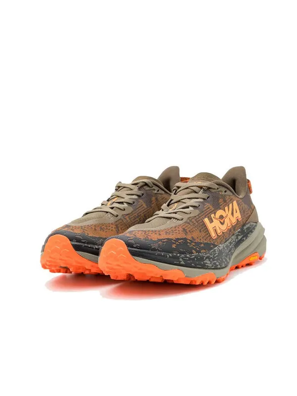 Кроссовки speedgoat 6 'antique olive squash' Hoka One One — изображение 2 из 4, оливковый