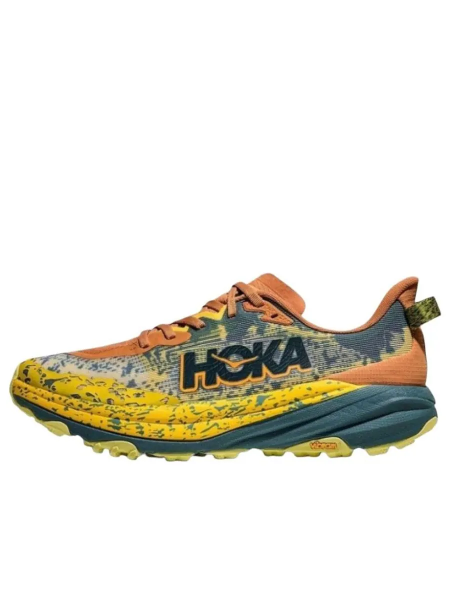 Кроссовки HOKA ONE ONE Speedgoat 6 'Terra Cotta Mountain Fog' — изображение 1 из 5, желтый