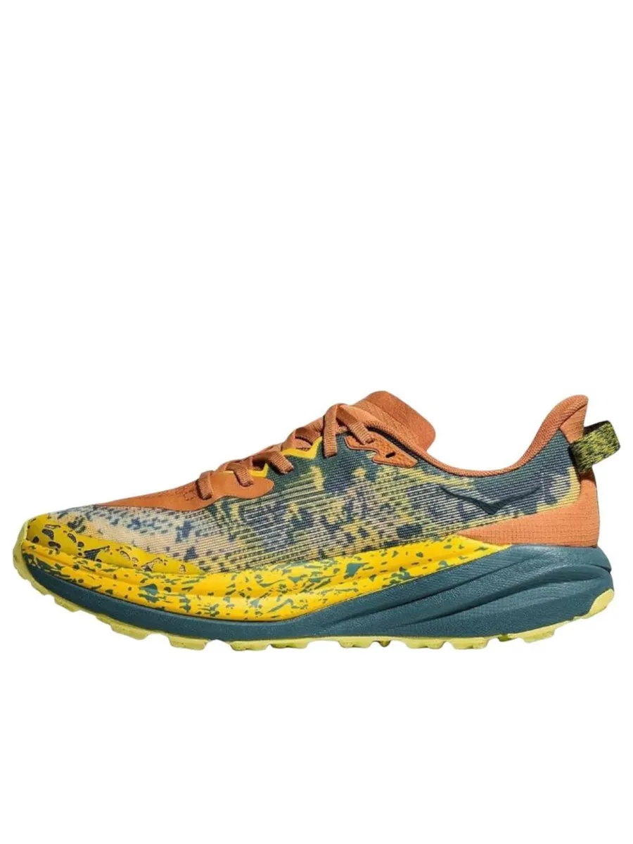 Кроссовки HOKA ONE ONE Speedgoat 6 'Terra Cotta Mountain Fog' — изображение 2 из 5, желтый