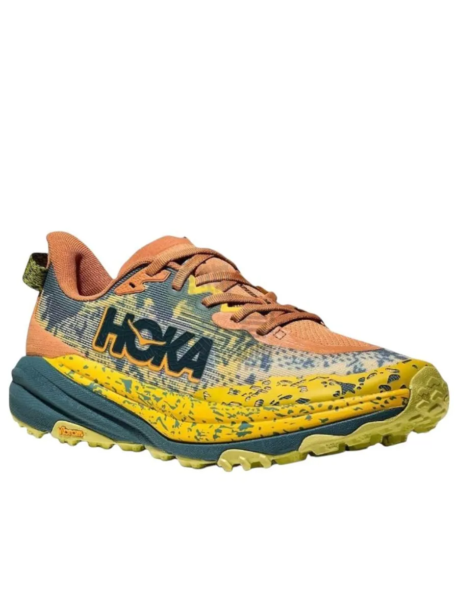 Кроссовки HOKA ONE ONE Speedgoat 6 'Terra Cotta Mountain Fog' — изображение 3 из 5, желтый