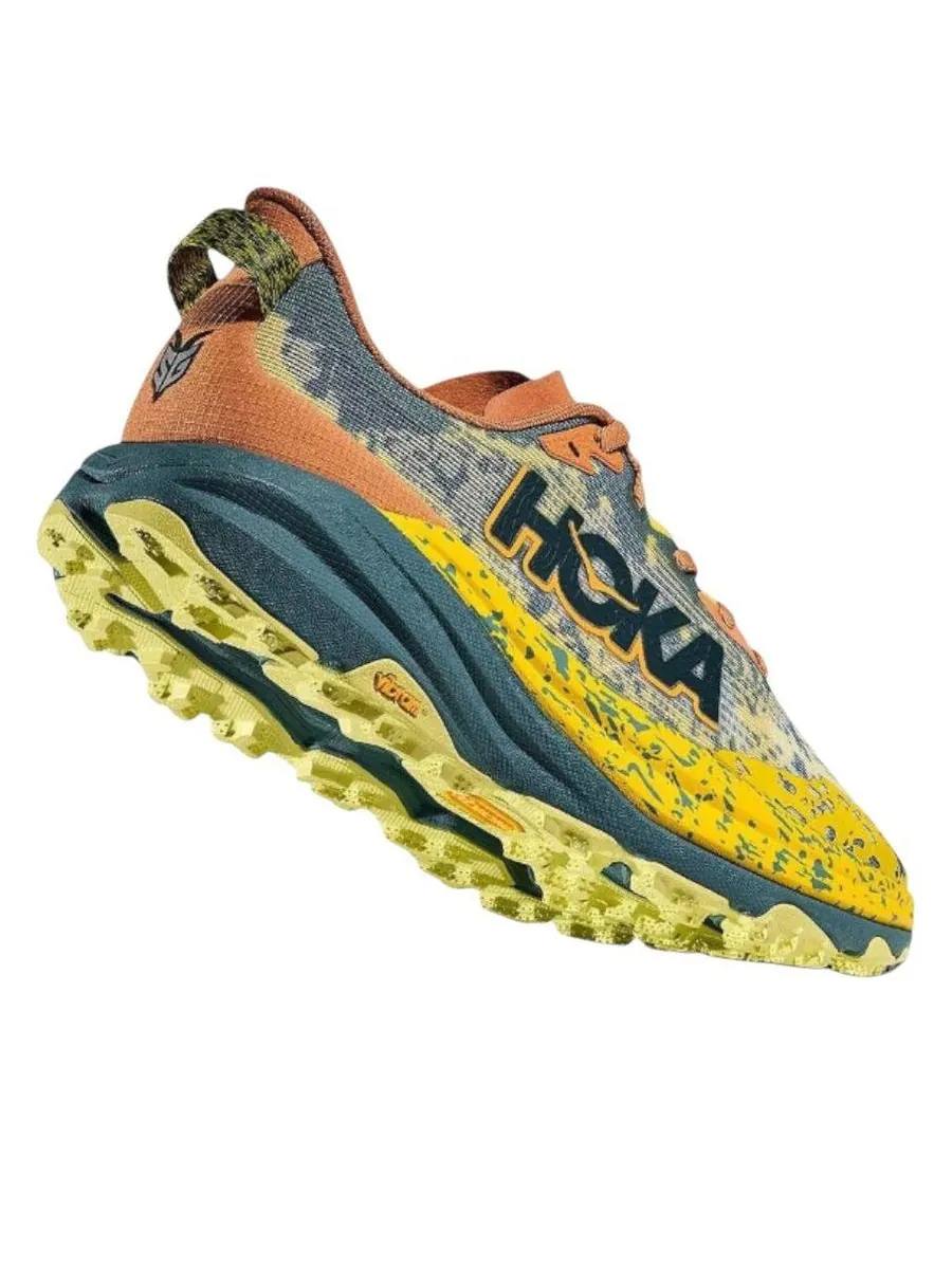 Кроссовки HOKA ONE ONE Speedgoat 6 'Terra Cotta Mountain Fog' — изображение 4 из 5, желтый