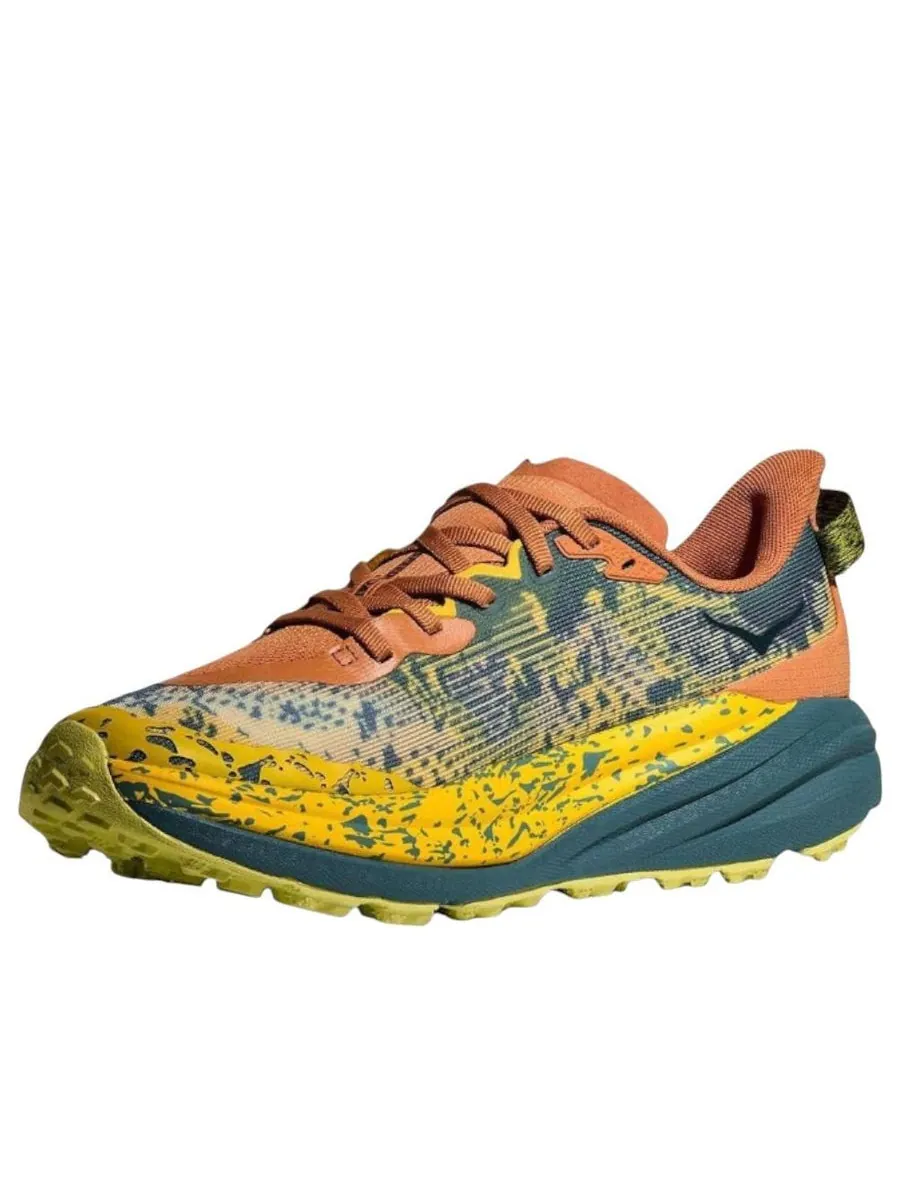 Кроссовки HOKA ONE ONE Speedgoat 6 'Terra Cotta Mountain Fog' — изображение 5 из 5, желтый