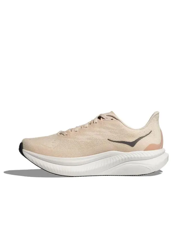 Кроссовки mach 6 'eggnog vanilla' Hoka One One — изображение 1 из 4, бежевый/бежевый/белый