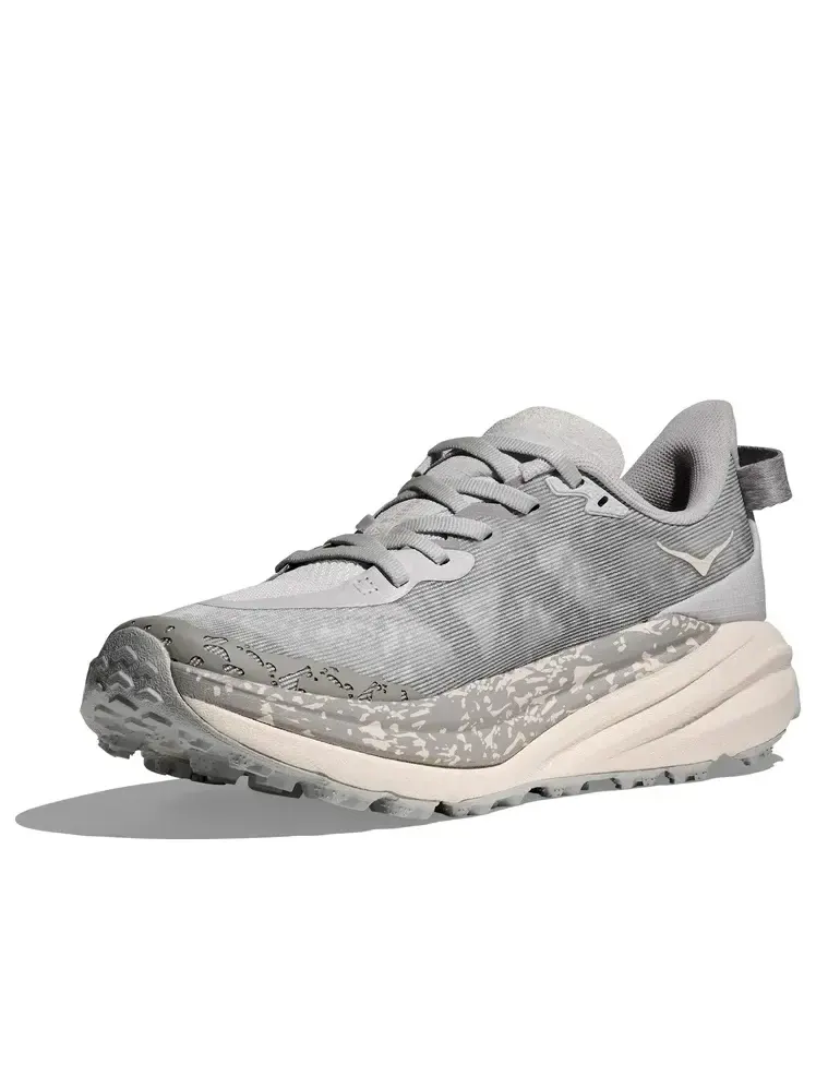 Кроссовки (WMNS) HOKA ONE ONE Speedgoat 6 'Cosmic Grey Alabaster' — изображение 2 из 5, серый