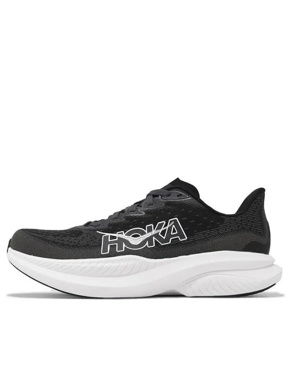 Кроссовки mach 6 wide 'black white' Hoka One One — изображение 1 из 4, черный/белый