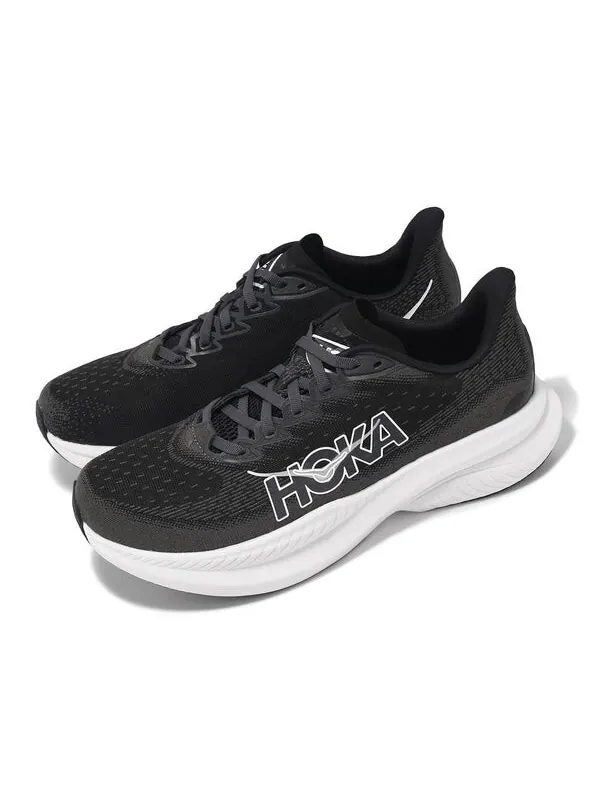 Кроссовки mach 6 wide 'black white' Hoka One One — изображение 3 из 4, черный/белый