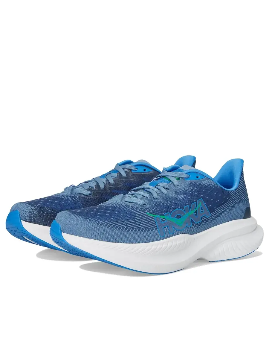 Кроссовки HOKA ONE ONE Mach 6 Wide 'Downpour Thunder Cloud' — изображение 2 из 4, синий