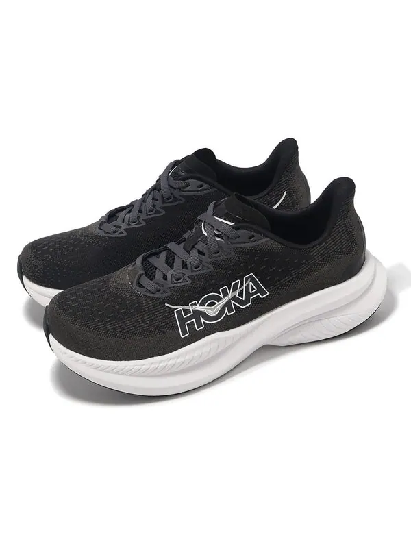 Кроссовки mach 6 wide 'black white' Hoka One One — изображение 3 из 4, черный/белый