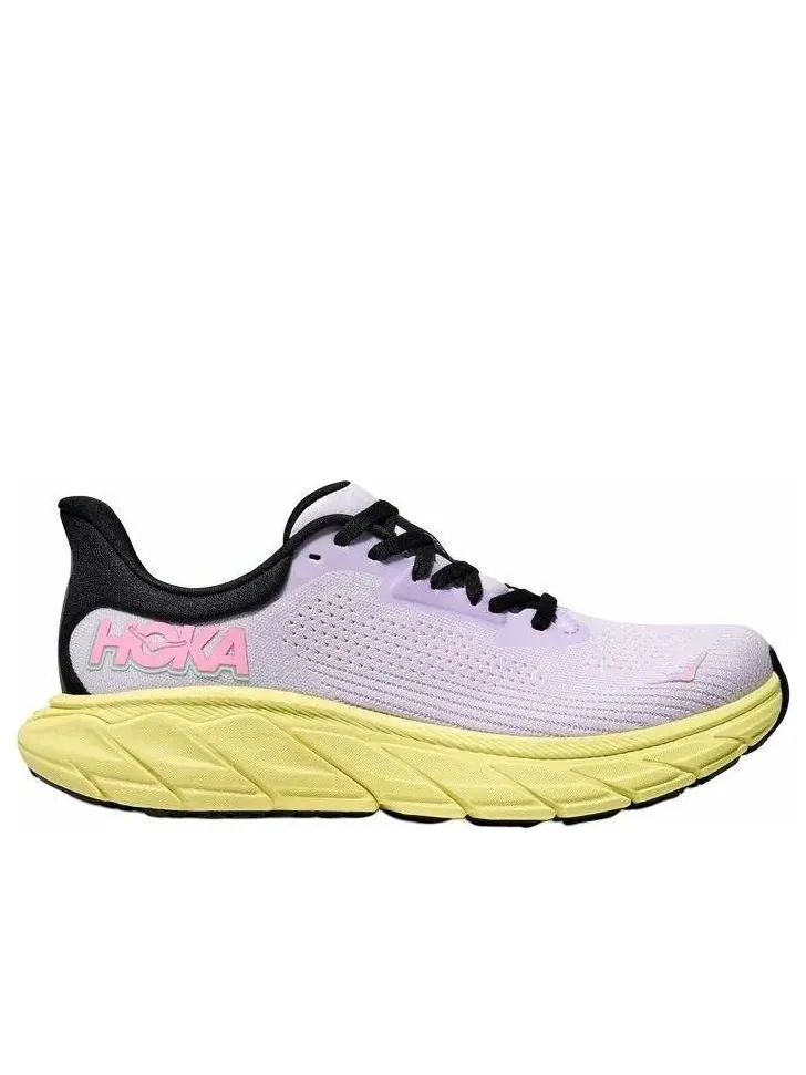 Кроссовки (WMNS) HOKA ONE ONE Arahi 7 Wide 'Starlight Glow Yuzu' — изображение 2 из 7, фиолетовый