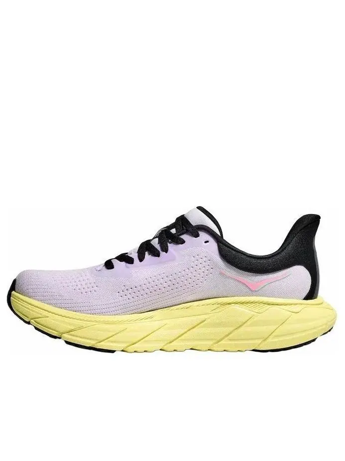 Кроссовки (WMNS) HOKA ONE ONE Arahi 7 Wide 'Starlight Glow Yuzu' — изображение 3 из 7, фиолетовый