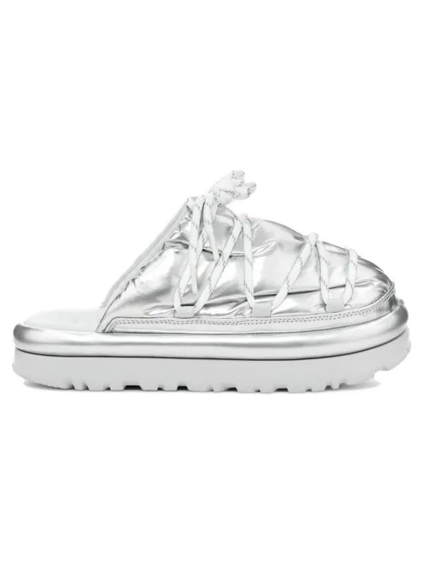 Тапочки hi shine spaceslider slide Ugg — изображение 3 из 4, серебряный