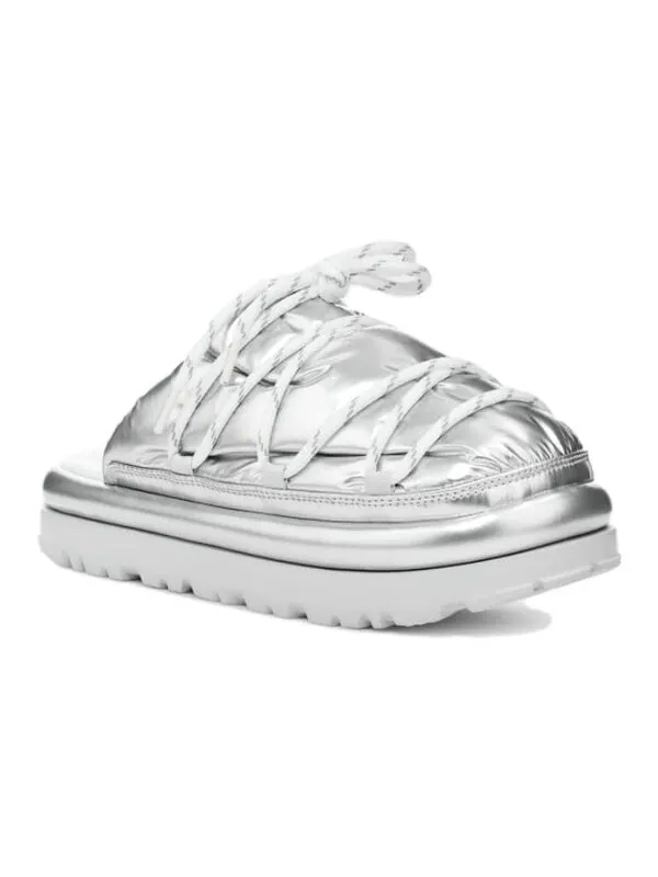Тапочки hi shine spaceslider slide Ugg — изображение 4 из 4, серебряный