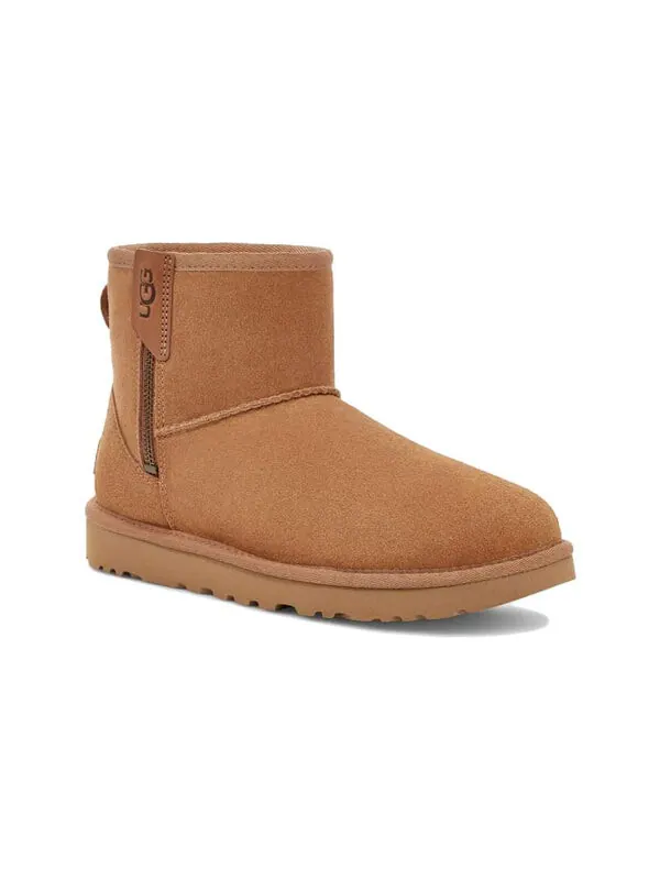 Кроссовки классические мини bailey zip каштановые Ugg — изображение 4 из 4, коричневый