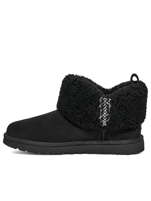 Кроссовки классические ультра мини плетеные Ugg — изображение 1 из 4, черный