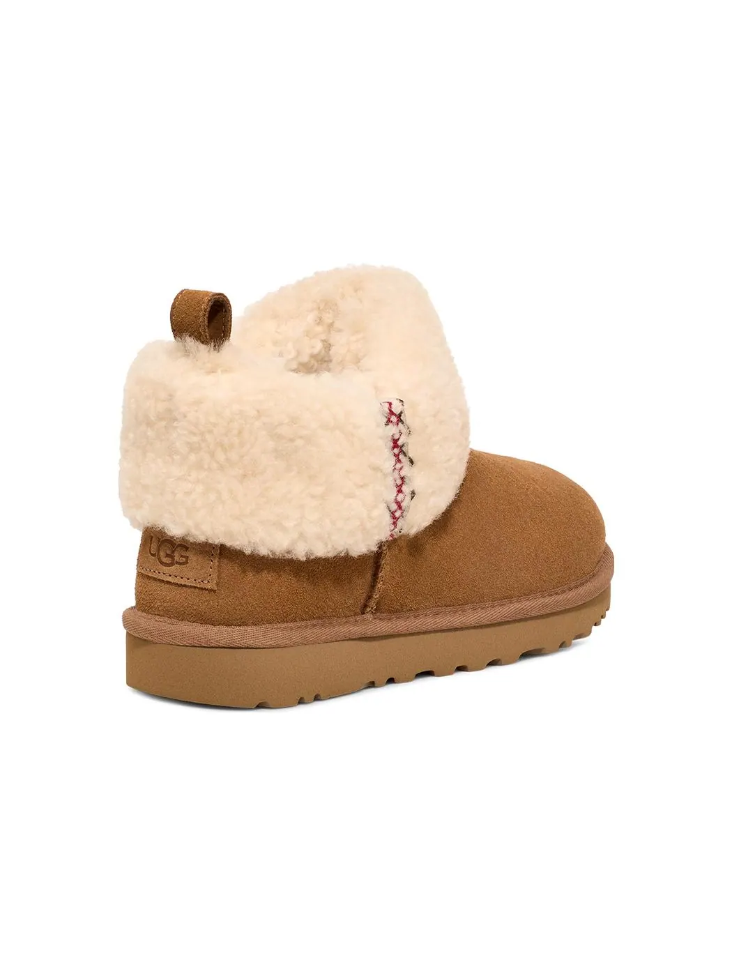 Угги (WMNS) UGG Classic Ultra Mini Braid 'Chestnut' — изображение 4 из 4, бежевый