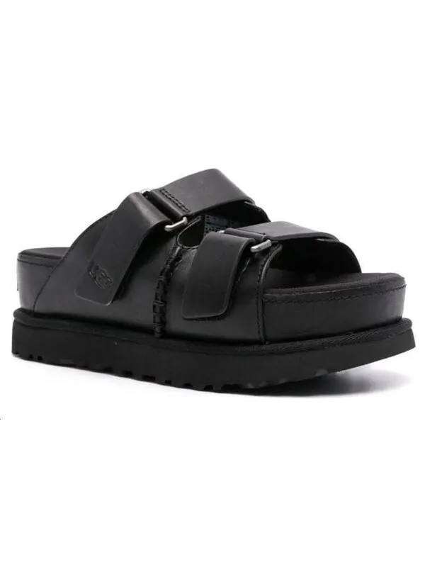Тапочки goldenstar hi slide sandal 'black' Ugg — изображение 2 из 4, черный
