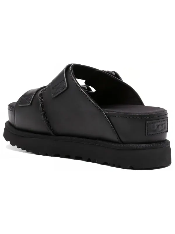 Тапочки goldenstar hi slide sandal 'black' Ugg — изображение 4 из 4, черный